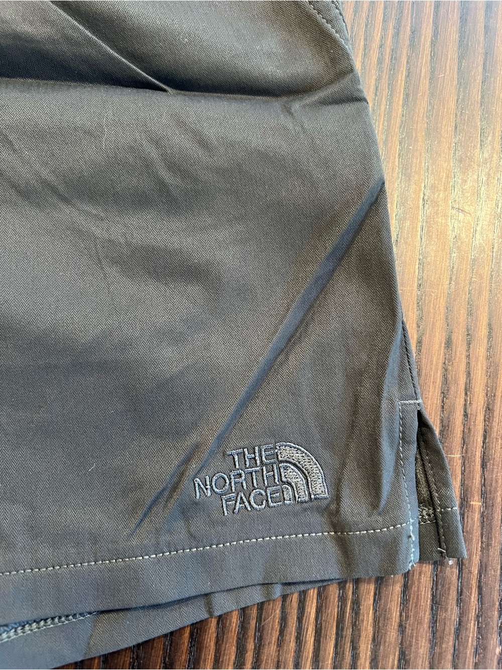 The North Face Black Women's Athletic Shorts with Logo Hem
